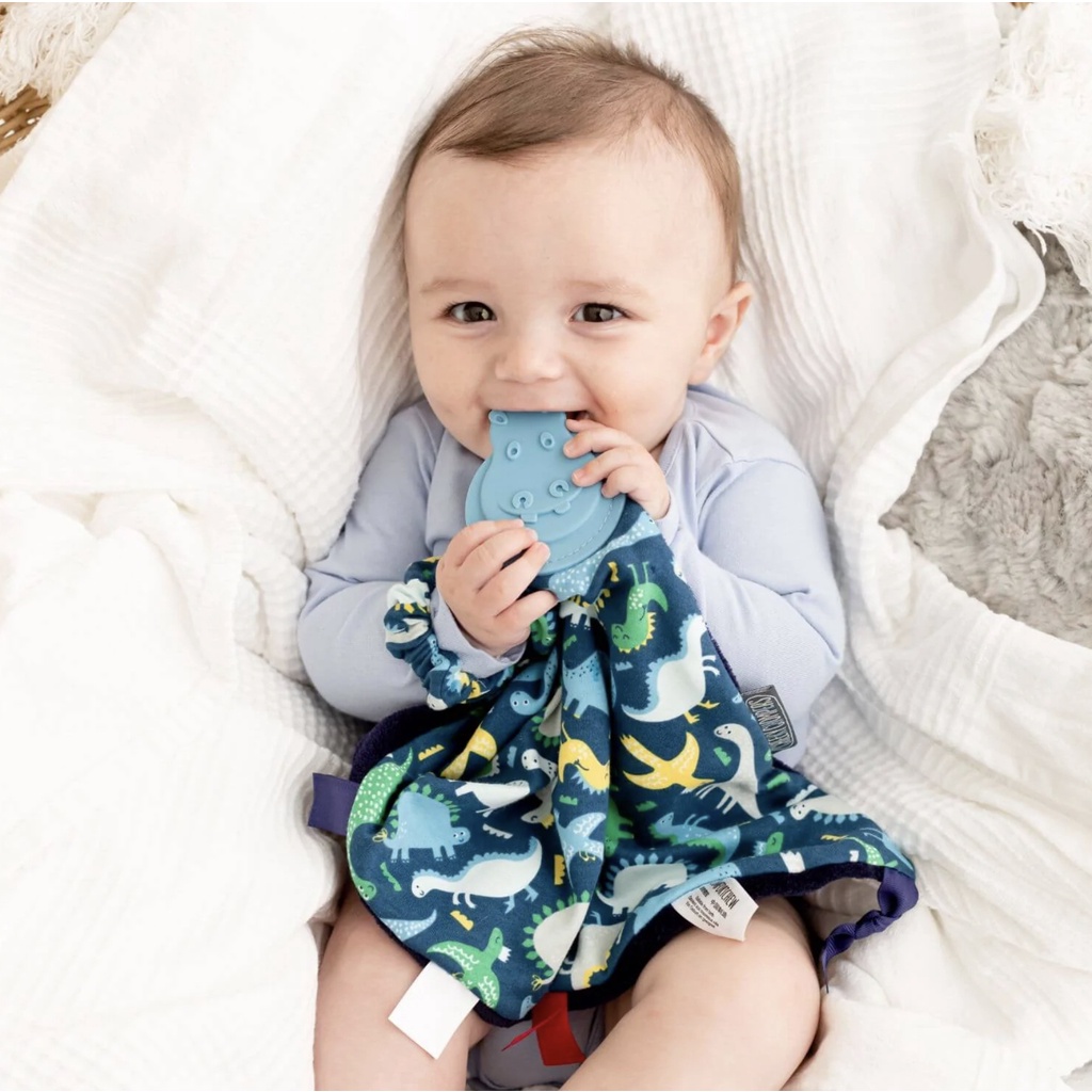 Cheeky Chompers Comfortchew - Cuddle Blankie Comforter Baby Chomper Anak Bayi Teether Teething Toy Selimut Baby