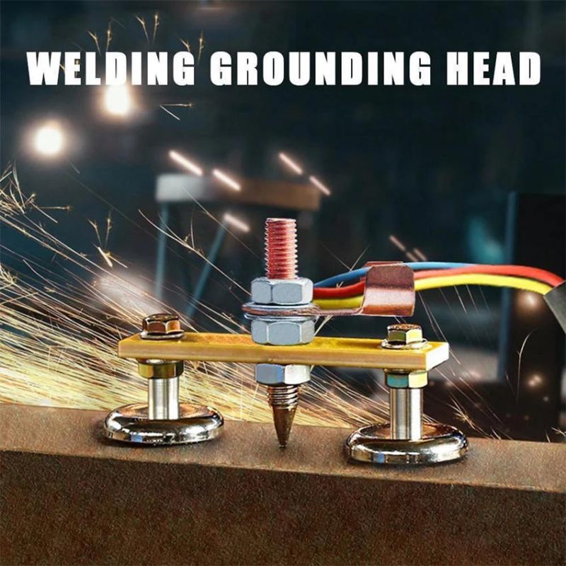 Klem las magnet KLEM TANG LAS MAGNET untuk Kabel Massa Mesin TRAVO Las Listrik Magnet Welding Ground