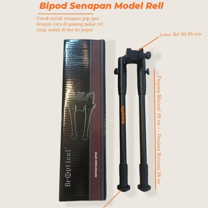 bipod senapan angin bipod rel bipod panjang 38 bipod popor