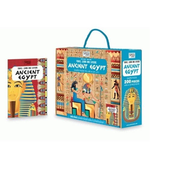 Buku BBW Travel Learn and Explore - Ancient Egypt Puzzle &amp; Book