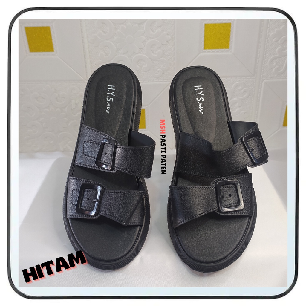 Sandal Selop Gesper Tali Wanita Impor Hys Ori