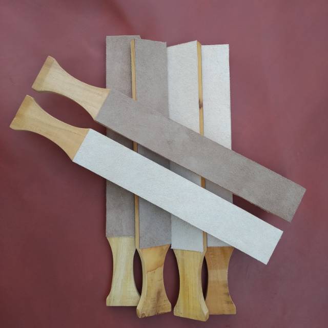 Stropping kulit( asahan pisau kulit )pelana kuda /domba kombinasi sapi