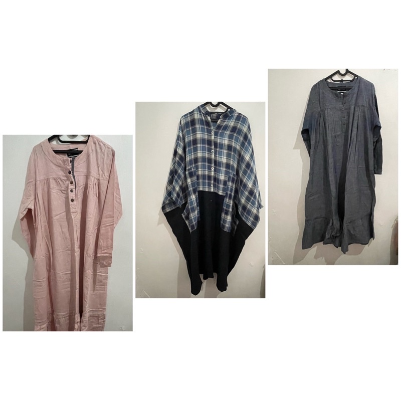 PRELOVED DRESS GAMIS WANITA BAJU WANITA JUMBO BIG SIZE BAJU KELELAWAR