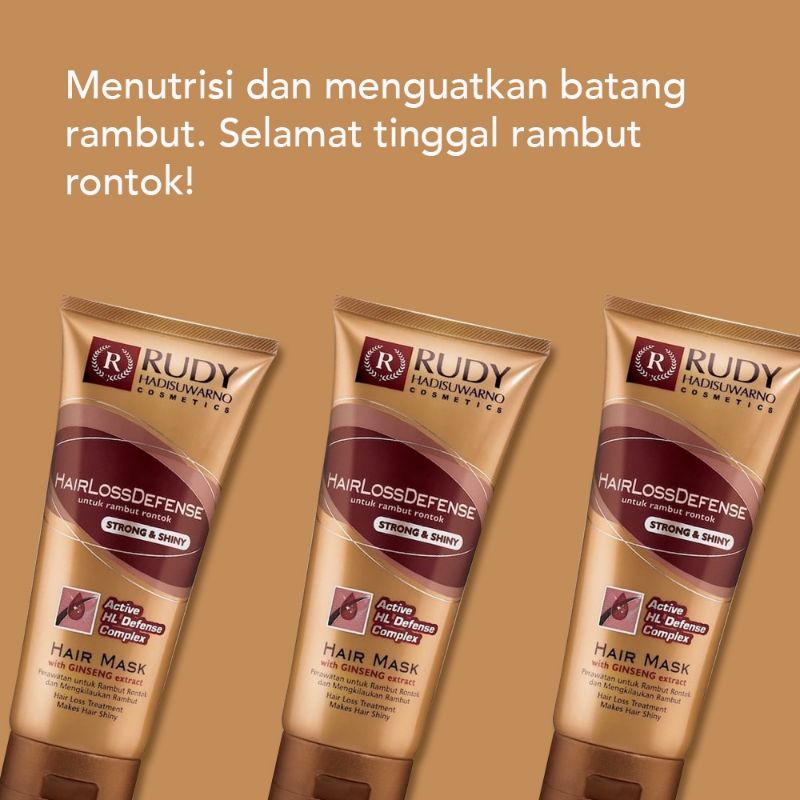 Rudy Hadisuwarno Hairlosdefense Hair Mask Ginseng 200ml