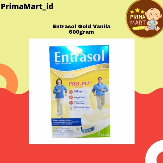 

[COD] Entrasol Gold Vanila 600gram [COD]