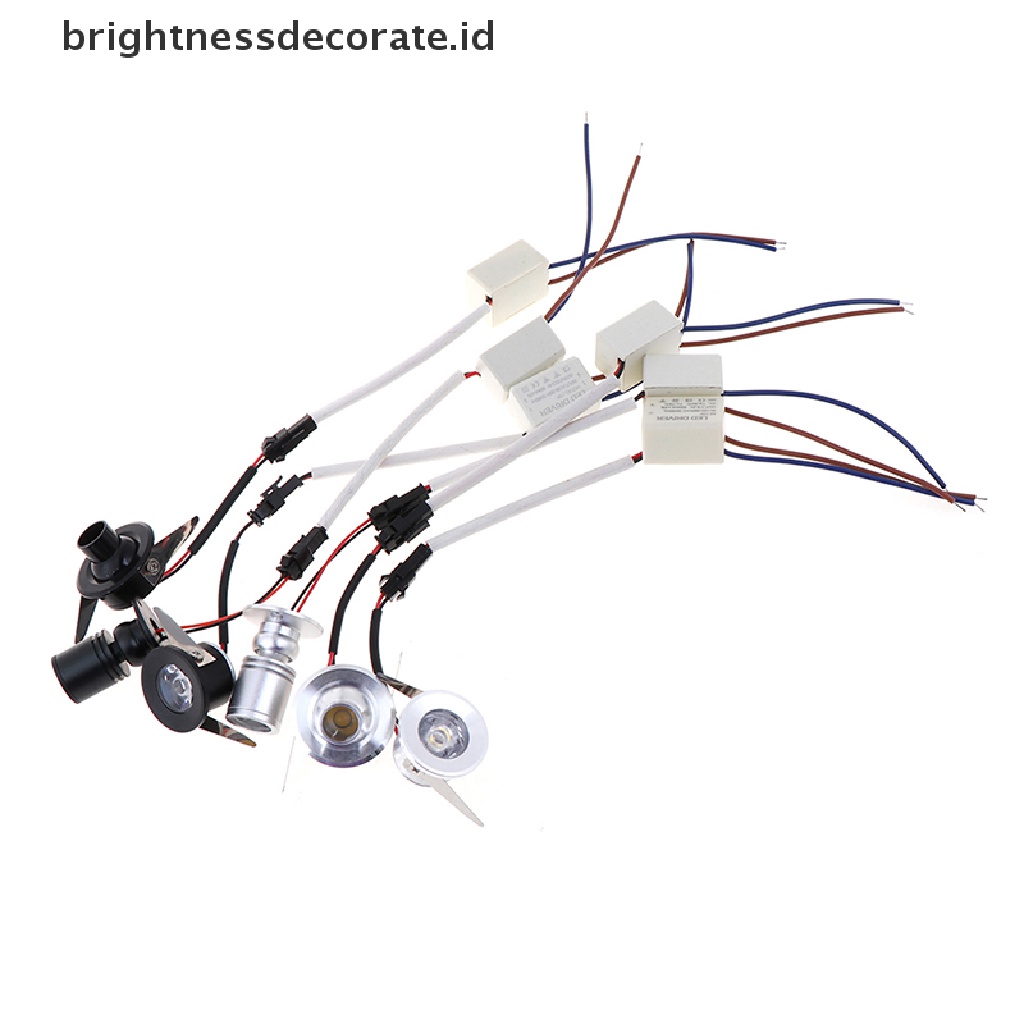 (Birth) Lampu Sorot Led Mini 1w Untuk Plafon Lemari Perhiasan (Id)