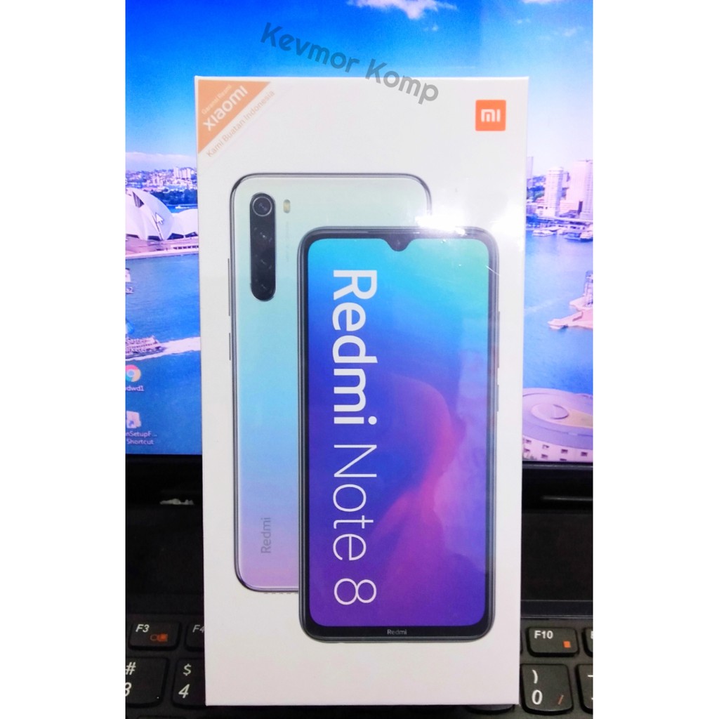 XIAOMI REDMI NOTE 8 4/64 gb Moonlight White Garansi - Moonlight White