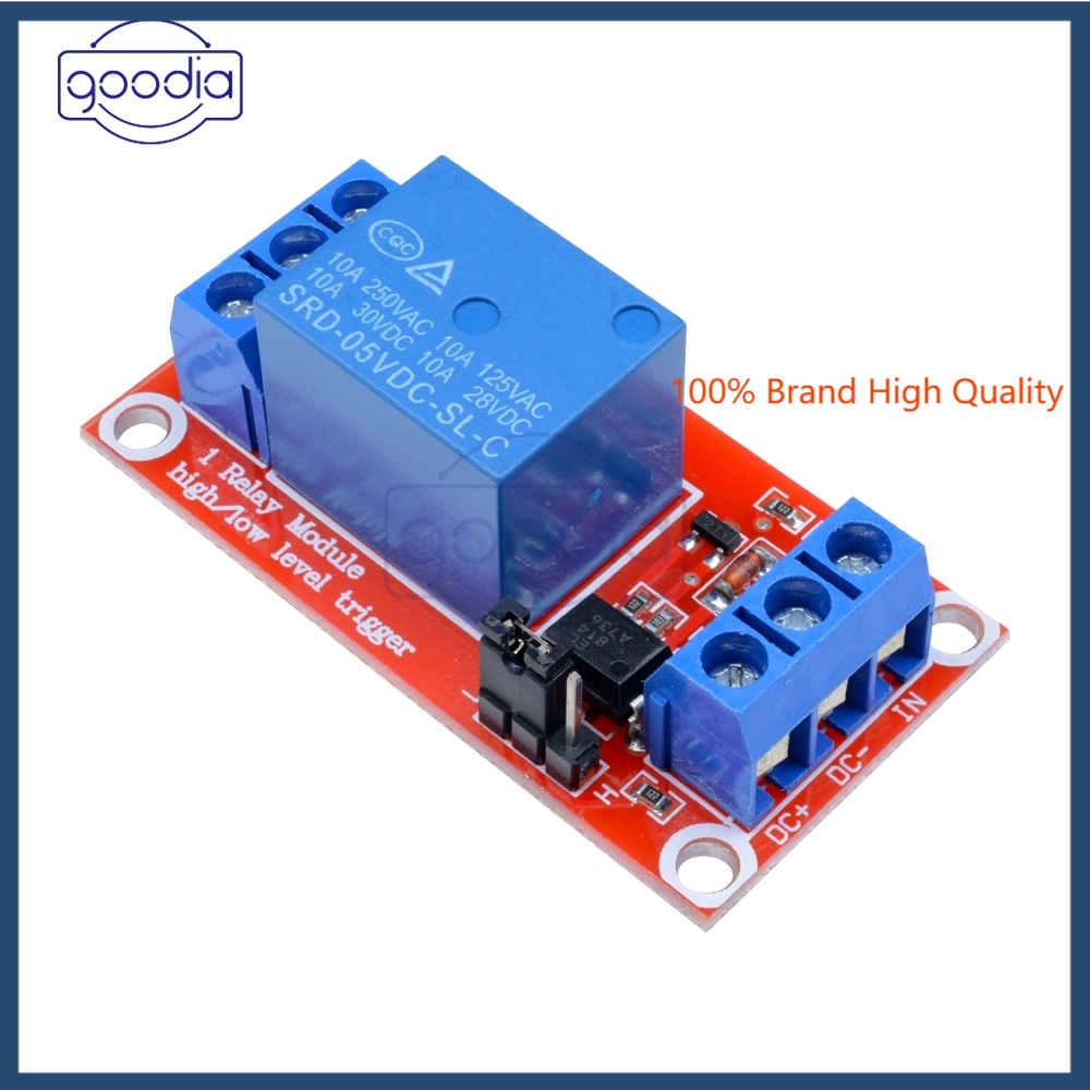 ✈【Fast/COD】✈Modul Relay DC 5V 9V 12V 24V Optocoupler 1 Channel 1CH Support High dan Low Trigger