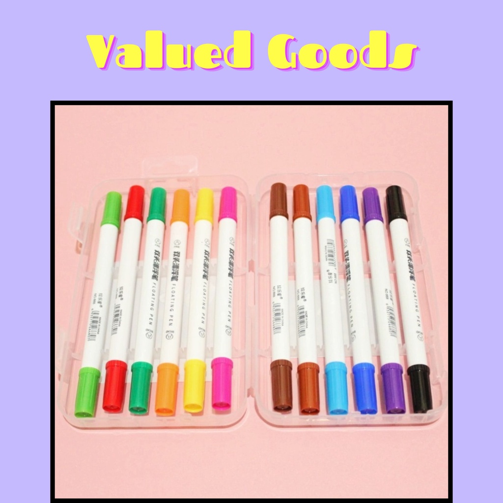 

Spidol Floating Pen + Free Box isi 12Pcs - pena hydro 2 sisi mengambang di air lucu pen gel bolpoin bulpen warna warni unik alat tulis hadiah anak sekolah & kantor kerja stationery cute unik