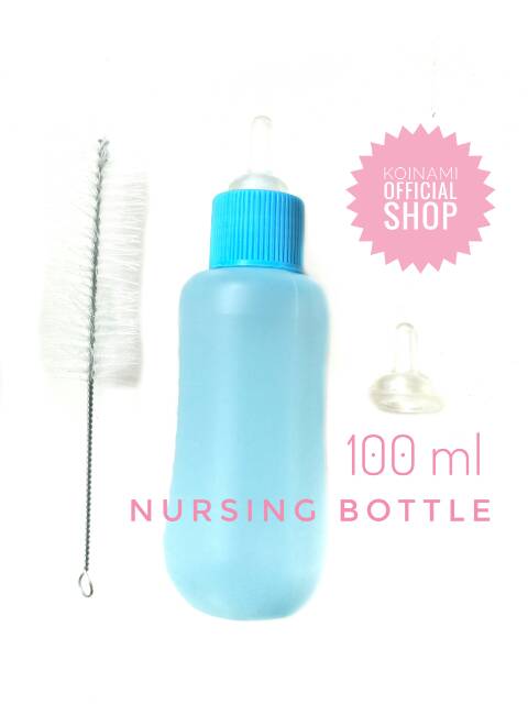 Botol Dot Susu 100ml - Pet Milk Bottle - Nursing Bottle - Aksesoris Kucing - Aksesoris Anjing