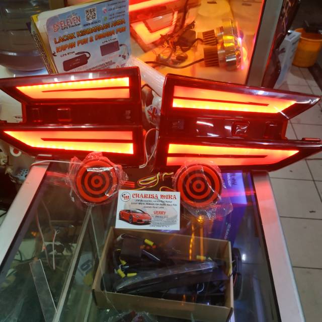 Custom Reflektor pintu bagasi avanza xenia 2019 up lampu avanza xenia