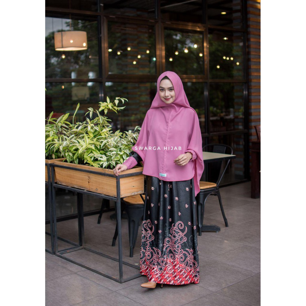Gamis batik 03 By swarga Hijab Syari Original Gamis Jumbo Gamis Modern Grosir Gamis