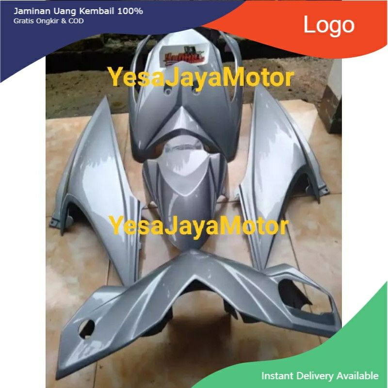 Full Body Halus Honda Beat Karbu Warna Silver Tahun 2008-2012