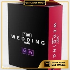 100 Wedding Titles - Premier Pro &amp; Efter Effect