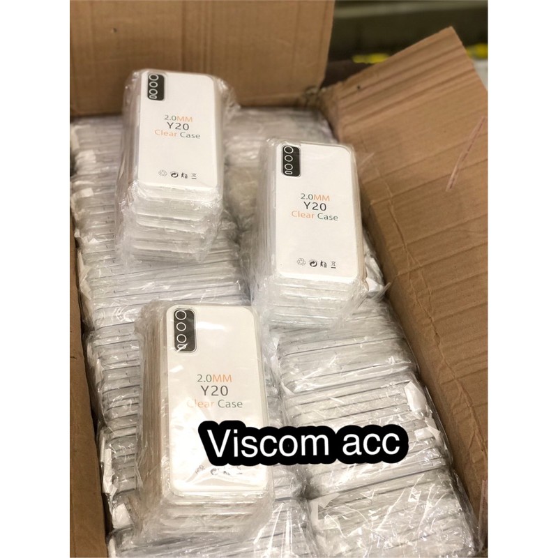 Silicone bening vivo y20 / y20i jelly case transfaran vivo y20 2020