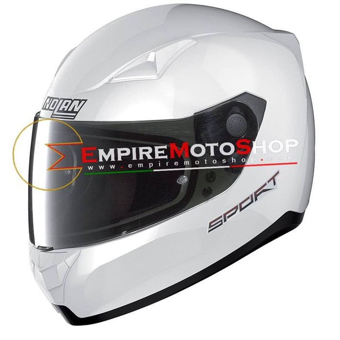 Jual Helm Nolan N60.5 Sport Metal White N605 Berkualitas