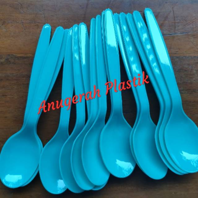 Sendok Makan Biru Tosca Merek Fim Harga 1 Pack Isi 25 Pcs