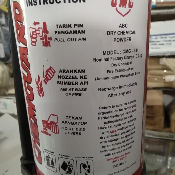 Promo alat pemadam api ringan isi 3 kg tabung semprotan damkar serbuk gas Murah