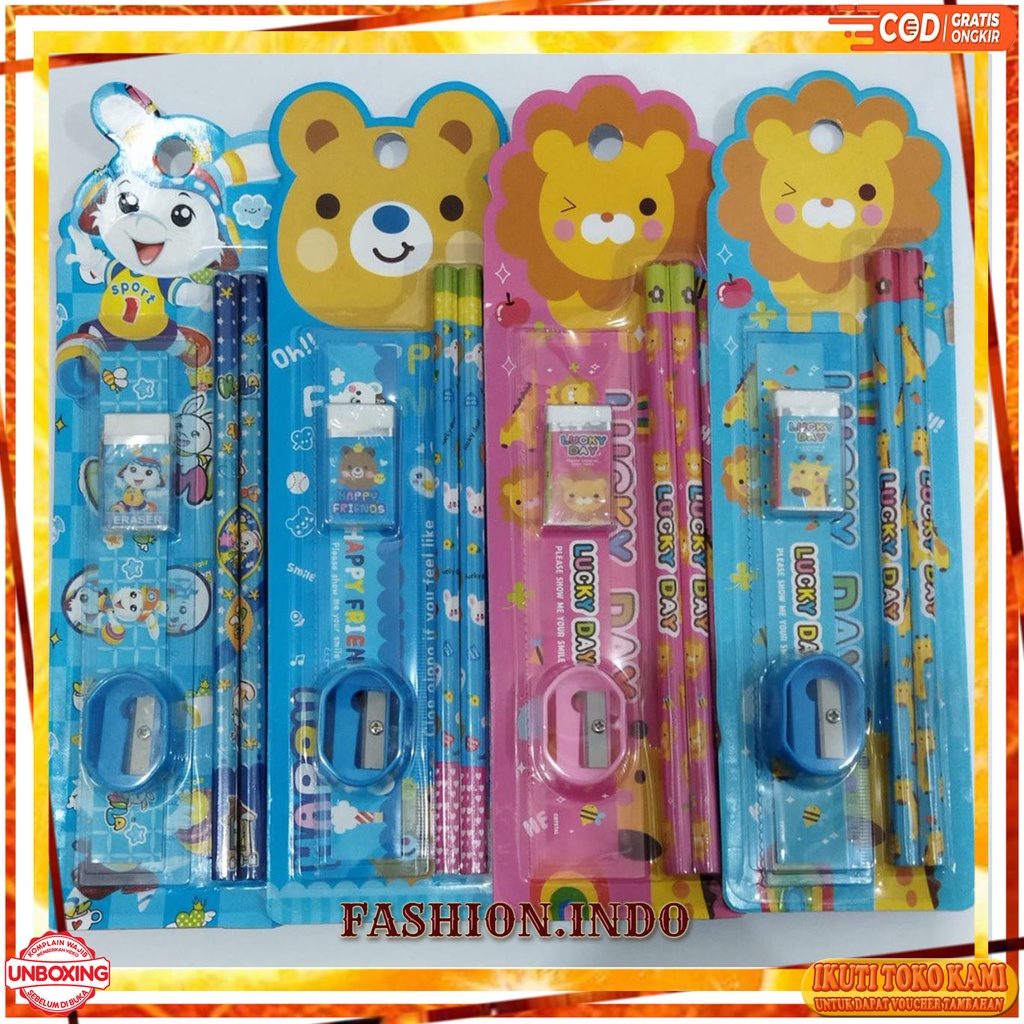 

SET ALAT TULIS SEKOLAH 5 IN 1 FASHIONINDO