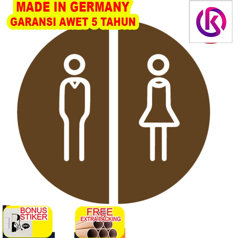 

Promo Toilet Sign Kayu 15cm