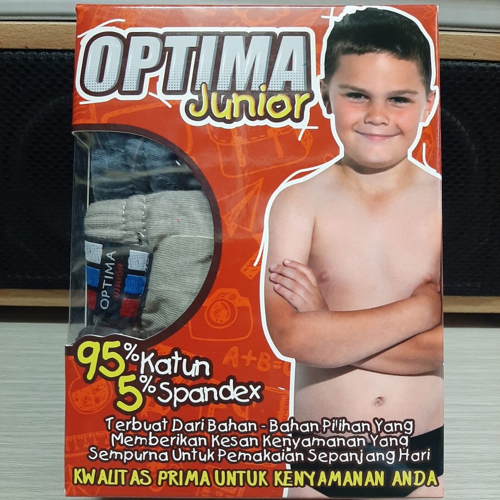 CELANA DALAM ANAK LAKI CD OPTIMA 328 JJUNIOR ORIGINALl OP21 PRIA COWOK KATUN COTTON GROSIR
