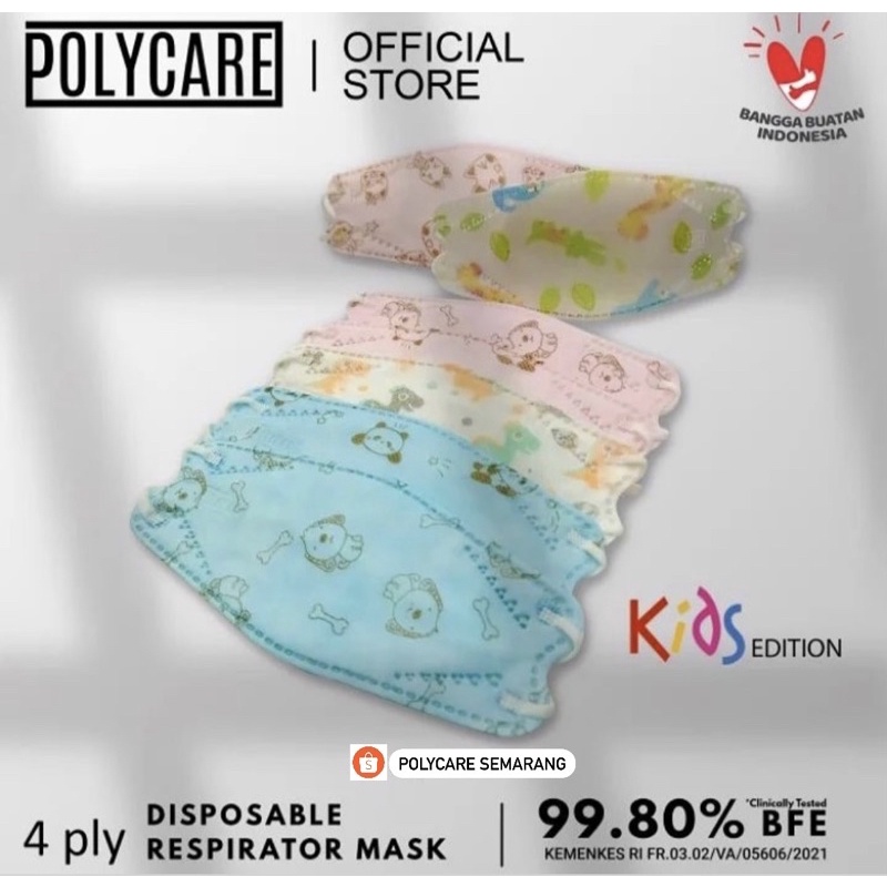 Polycare Masker Anak KF94 Motif