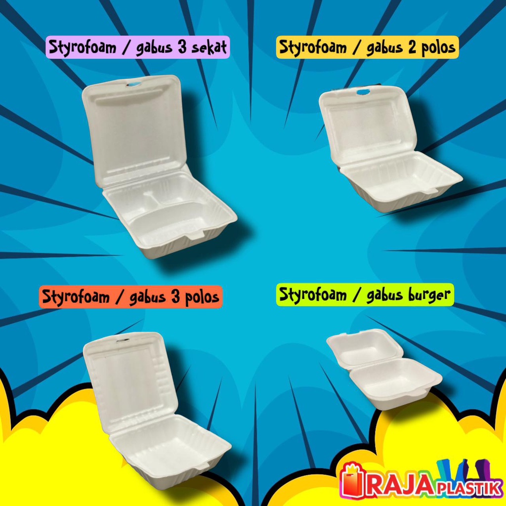 Gabus Makanan / Styrofoam Makanan / Lunch Box