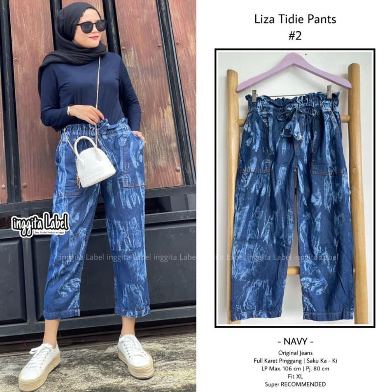 liza tidie pants #2 celana baggy jeans by inggita label