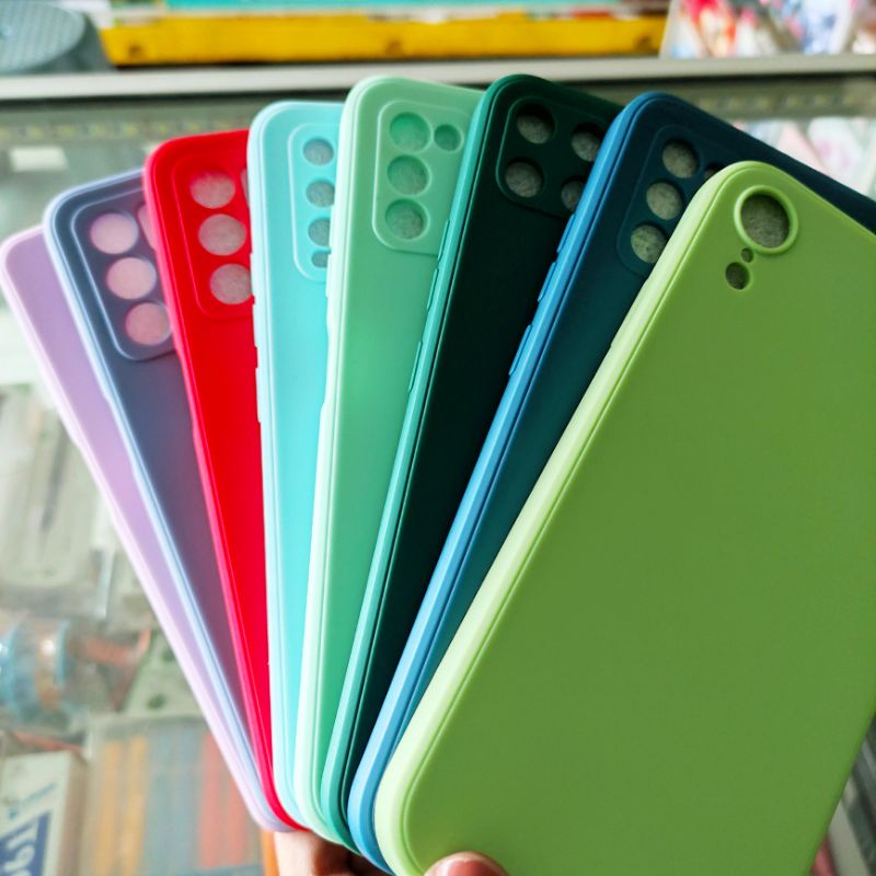 Softcase Samsung Galaxy A30s / A50 / A50s Casing  Case Silikon Matte Doff Macaron