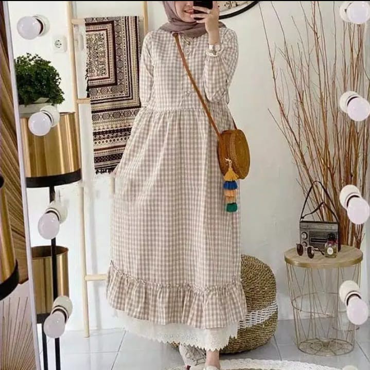 Ns FC Najibah Gamis Syar'i asdf/ZELINE MAXI/ BUSUI /COTTON KOTAK PREMIUM /RALINE MAXI /BUSUI/JUMBO-MOCCA