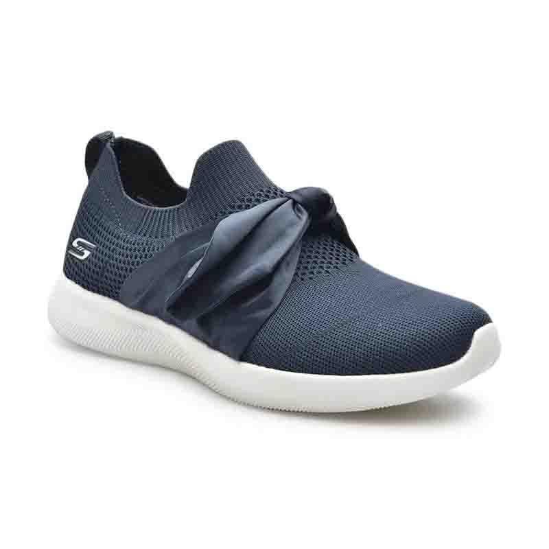 Skechers Bobs Squad 2 Navy. Sepatu Wanita Original. 32802NVY