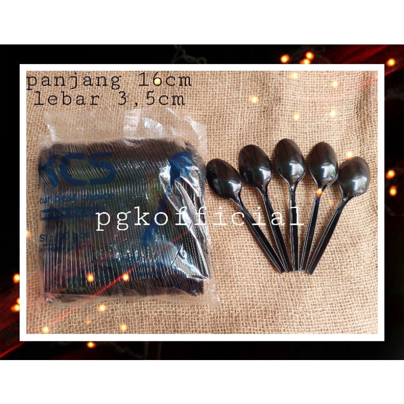 Sendok Makan KCS Hitam