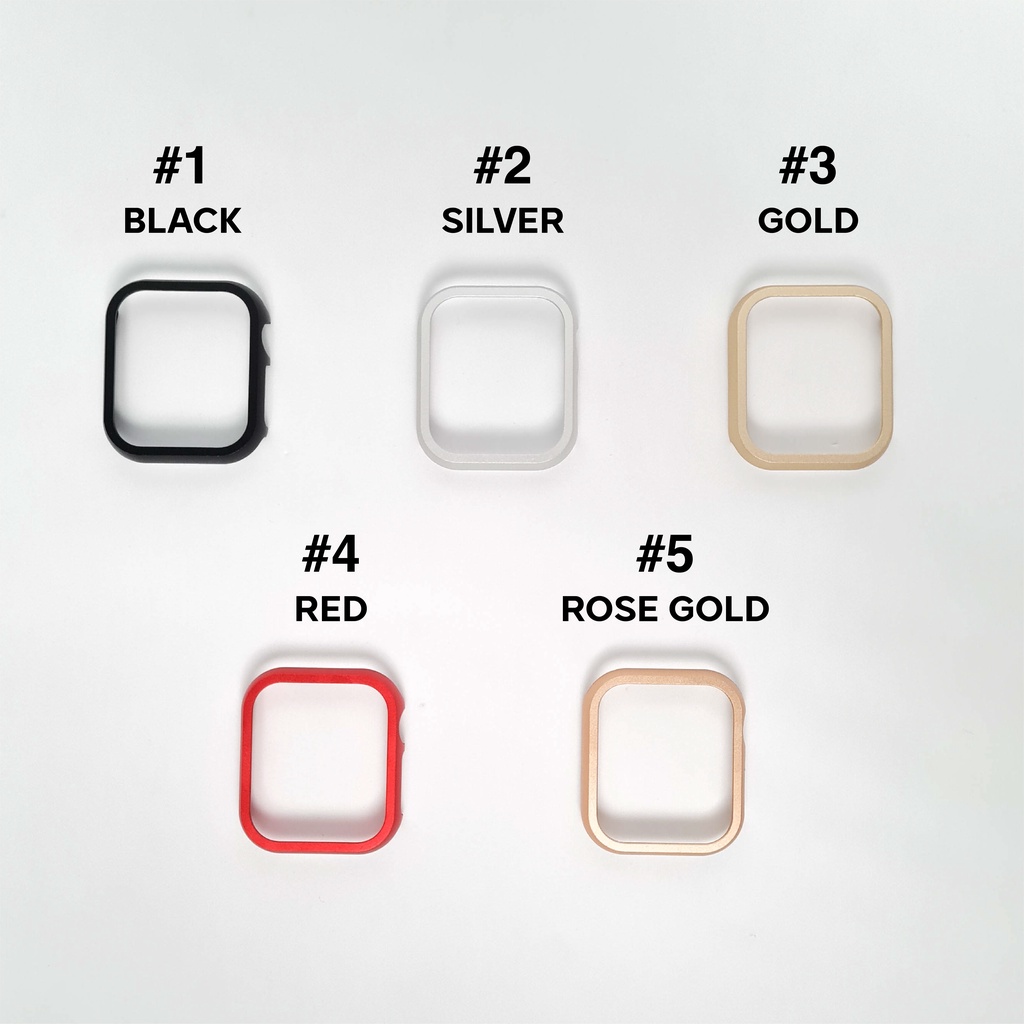 Luxury Metal Case For Apple Watch Series 1 2 3 4 5 6 7 8 9 ULTRA SE Simple Hard Case iWatch 38 40 42 44 41 45mm Thin Fit Slim