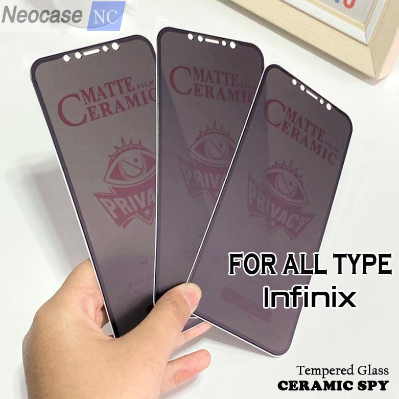 Jual Tempered Glass Spy Infinix Smart 4 Smart 5 Smart 6 Hot 8 Hot 9 Hot 9 Play Note 8 Hot 10 Hot