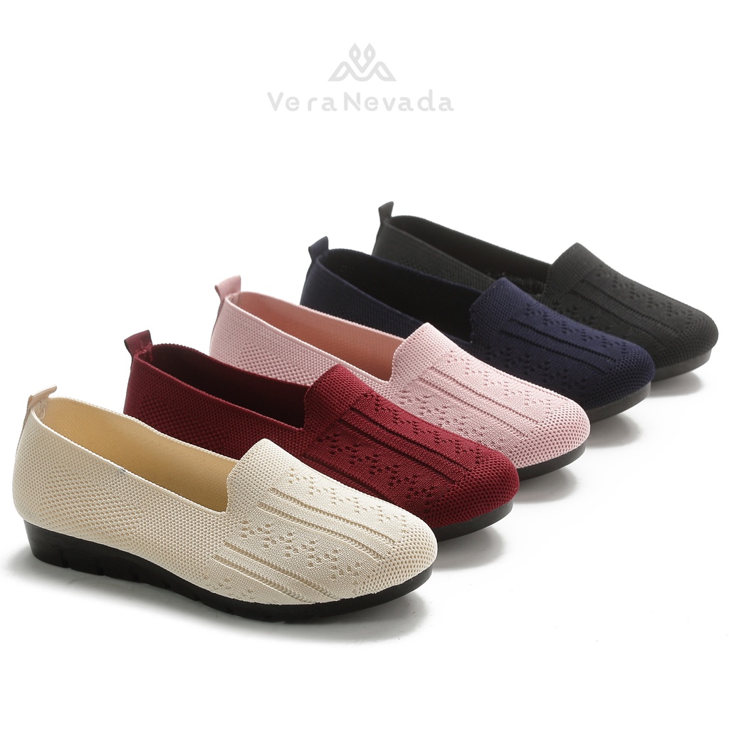 Vera Nevada Sepatu Flat Slip On Wanita Shoes 603