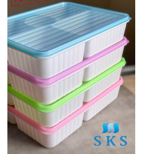 HOT Product/[Terlaris Today]/【Import Terbaik】/Grosir/「5.5 F⚡ASH SALE」 Kotak makan 5 sekat Lunch Box 