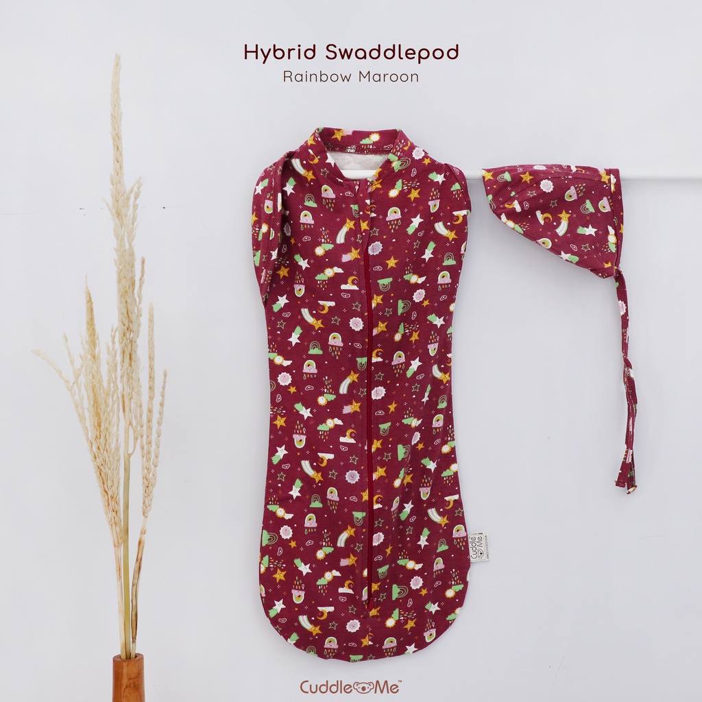 CuddleMe Hybrid Swaddlepod Bedong Bayi Instan - Bedong Bayi