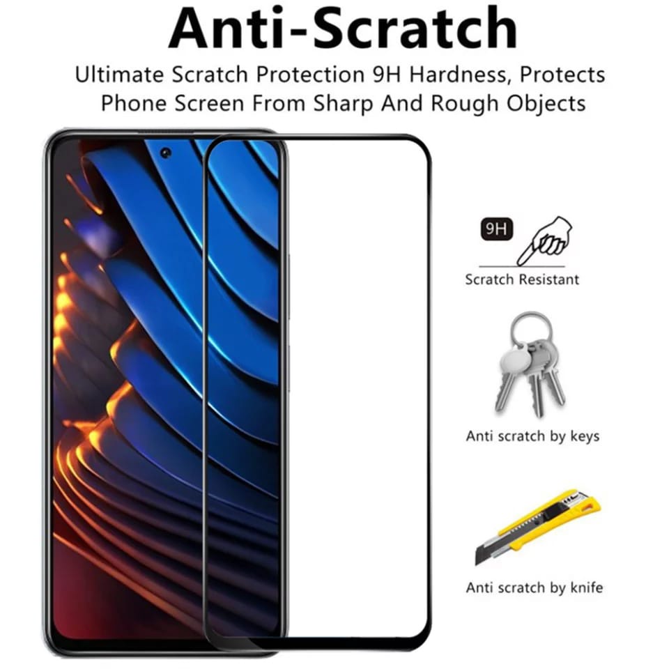 Promo 2in1 XIAOMI POCO X3 GT Tempered Glass Free Garskin Carbon