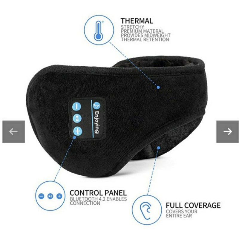 Headset Bluetooth Wireless Warm Ear Muff Earmuff Penutup telinga bayi