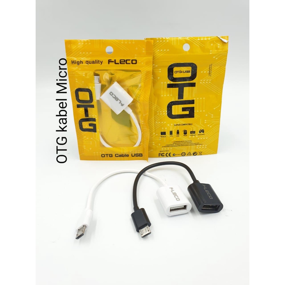 OTG KABEL FLECO TYPE C ORIGINAL DAN OTG KABEL FLECO MICRO-USB