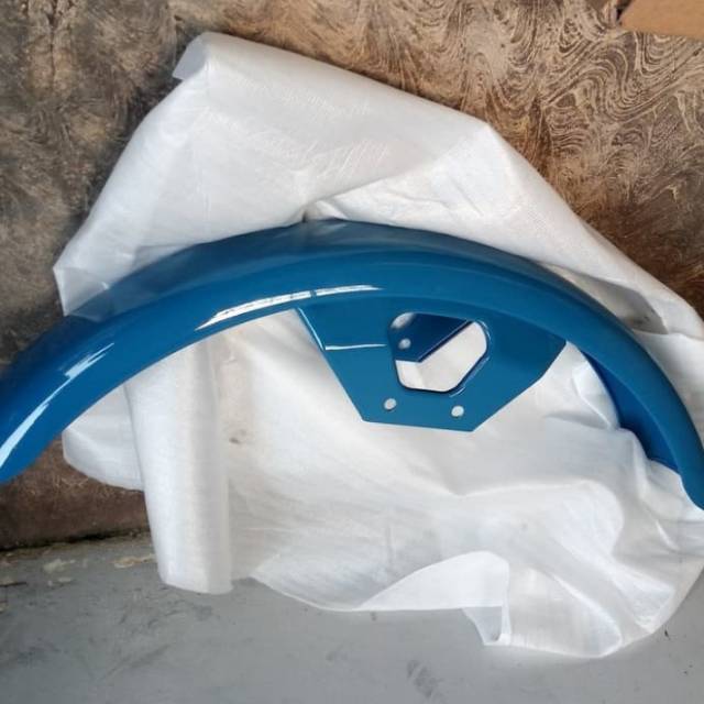 Spakbor depan kawasaki w175 w 175 biru original