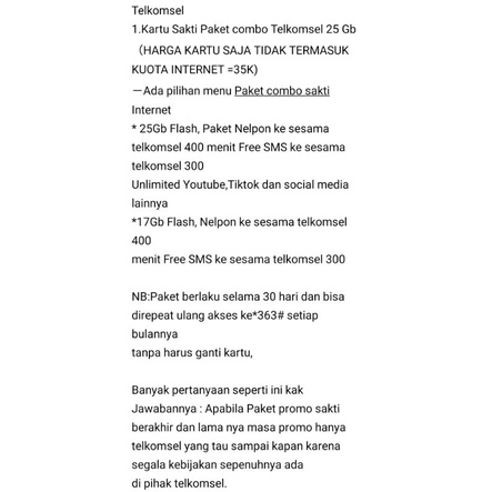 kartu combo sakti
