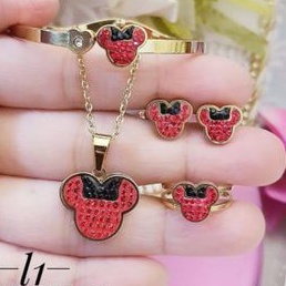Titanium Set Perhiasan Wanita 8632C