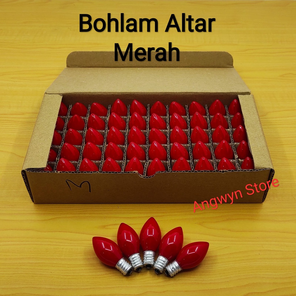 Bohlam Lampu Lilin Sembahyang E12