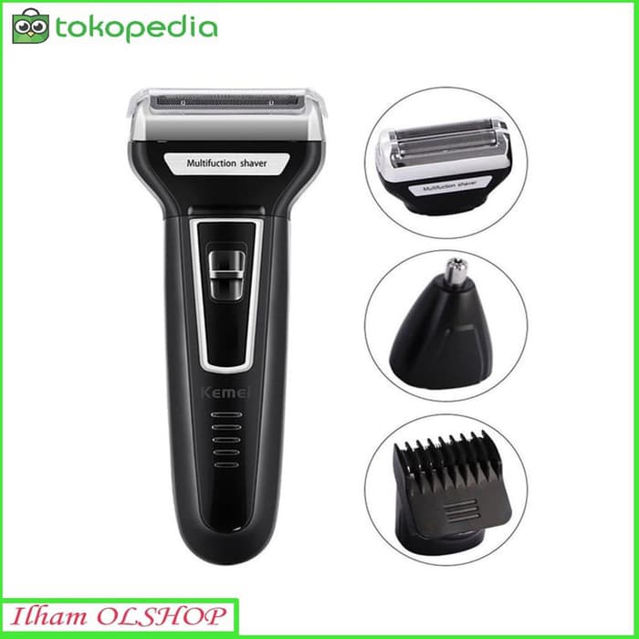promo Mesin Cukur h3r Rambut KEMEI KM6558 Cukur h3r Kumis Jenggot Bulu Hidung Mc126c