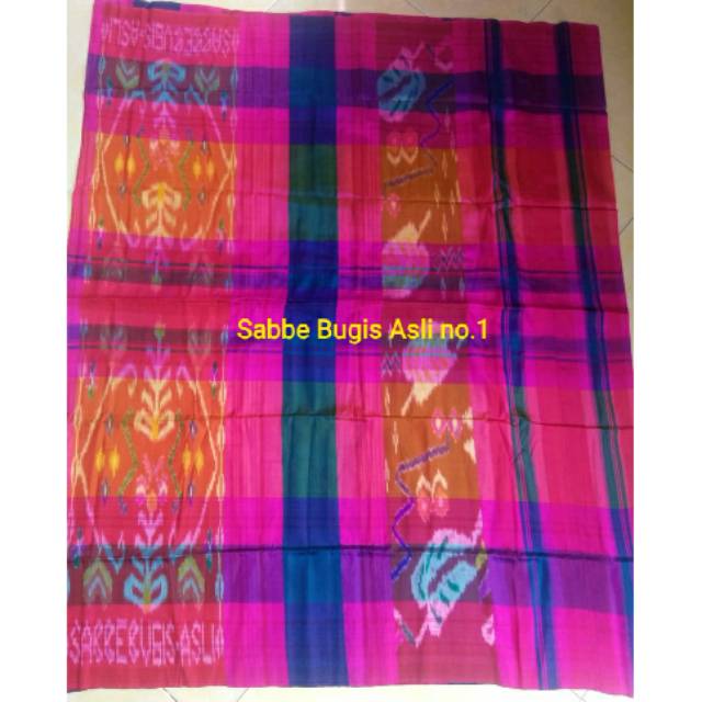 Sarung Sabbe Bugis Asli Sutra No 1 Shopee Indonesia