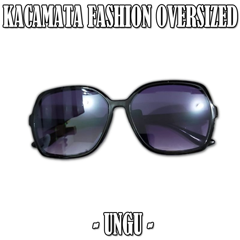 Kacamata hitam anti UV fashion wantia pria sunglasses frame big eye