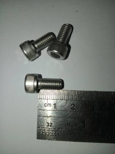 Baut L M6 X 12 (1.2cm) stainless 304 THE A2-70