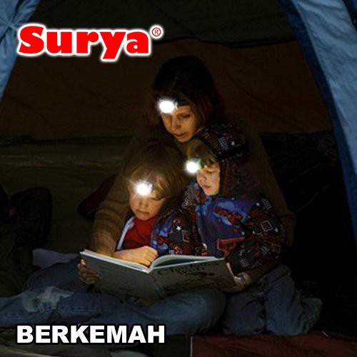 Surya Senter Kepala Selam LED Super Terang Lithium SYH L305S + Bulb SYH L30W-1 Cahaya Putih Super