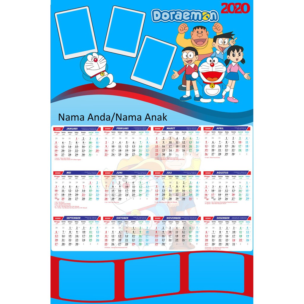 Jual Cetak Kalender Shopee Indonesia